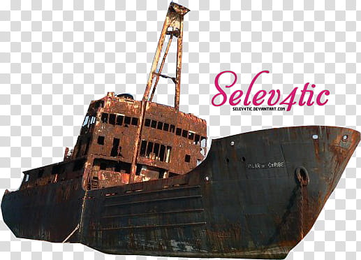 Abandoned boat in, Selevtic boat transparent background PNG clipart