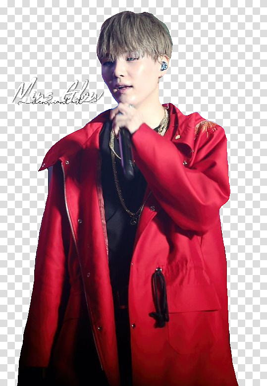 Suga Red Jacket transparent background PNG clipart