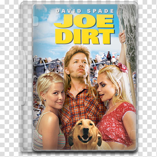 Movie Icon Mega , Joe Dirt, Joe Dirt DVD case art transparent background PNG clipart