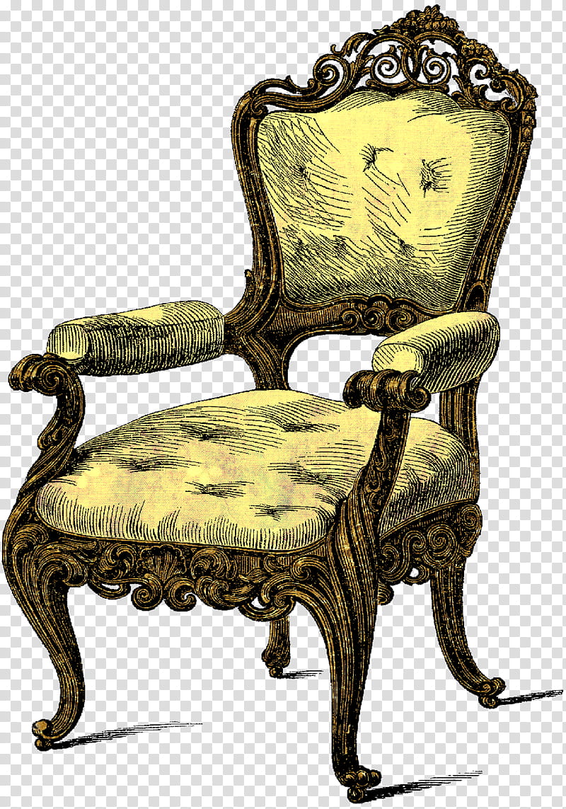 Table, Drawing, Chair, Furniture, Couch, Swivel Chair, Cushion, Napoleon Iii Style transparent background PNG clipart
