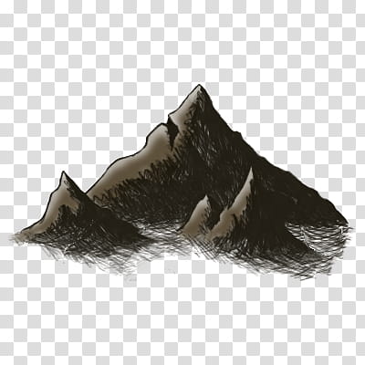 RPG Map Element Mods , brown and black rock mountains transparent background PNG clipart