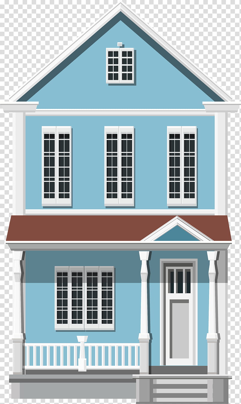 Real Estate, House, Building, Home, Property, Dollhouse, Roof, Turquoise transparent background PNG clipart