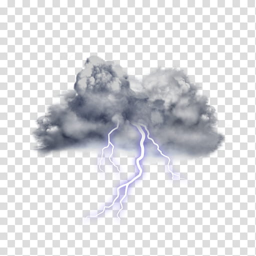 The REALLY BIG Weather Icon Collection, thunderstorm-dry transparent background PNG clipart