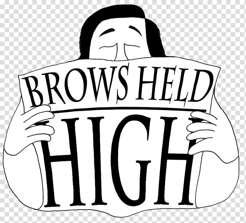 Brows Held High Hirschfeld Logo transparent background PNG clipart