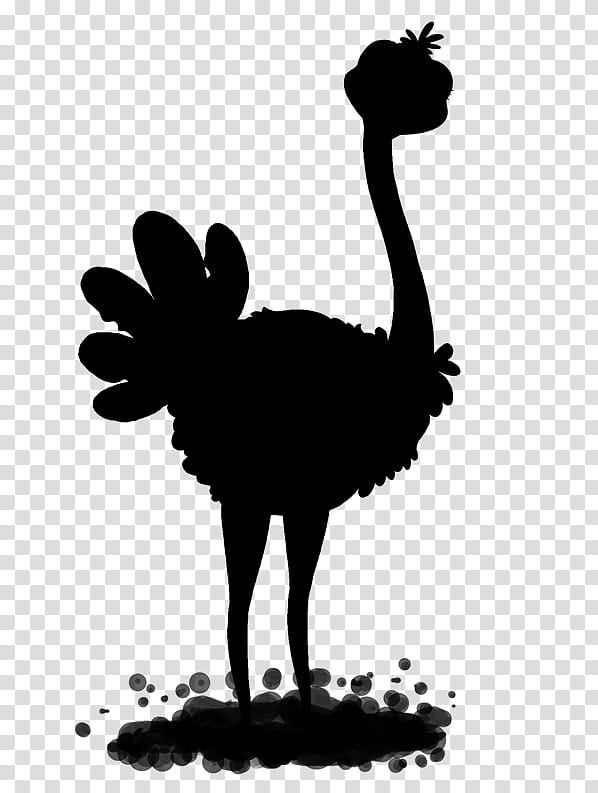 Tree Silhouette, Common Ostrich, Chicken, Emu, Bird, Rooster, Beak, Water Bird transparent background PNG clipart