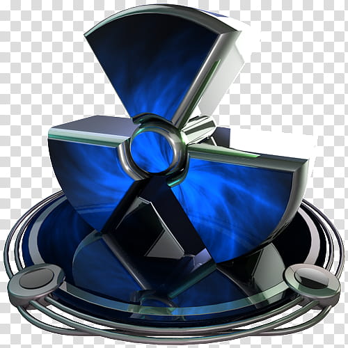 icons chrome and blue set , bio hazzard blue transparent background PNG clipart