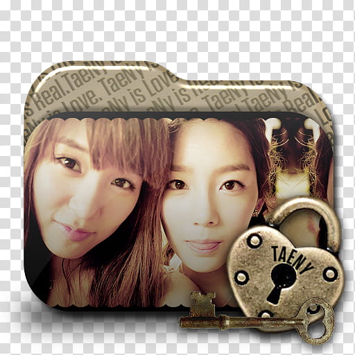 TaeNy Folder Icon  Locksmith Edition , , SNSD Taeyeon and Tiffany folder transparent background PNG clipart