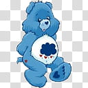 Care Bears V, blue and white Care Bear character illustration transparent background PNG clipart