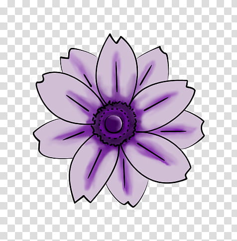 Flower Brushes for GIMP, purple flower art transparent background PNG clipart