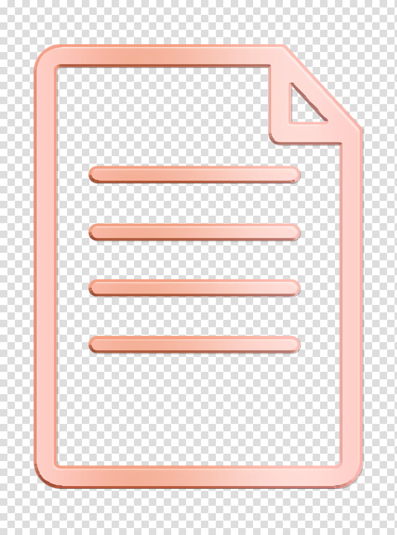 Basic Application icon Paper icon Text document icon, Interface Icon, Pink, Line, Rectangle transparent background PNG clipart