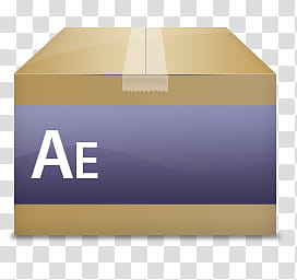 Adobes Boxes, After effects icon transparent background PNG clipart