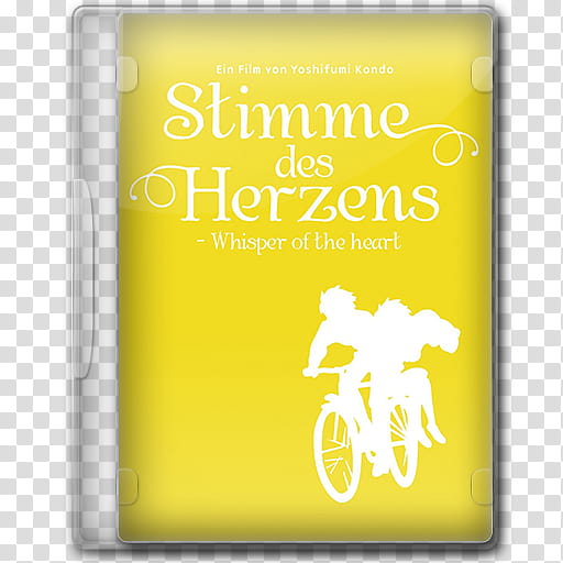 Studio Ghibli Blu ray Icon Collection, Stimme des Herzens transparent background PNG clipart