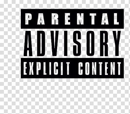 o v e r l a y S, Parental Advisory Explicit Content logo transparent background PNG clipart
