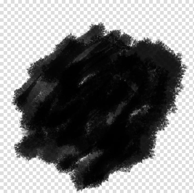 HEXA Brush V for FireAlpaca Medibang, black artwork transparent background PNG clipart