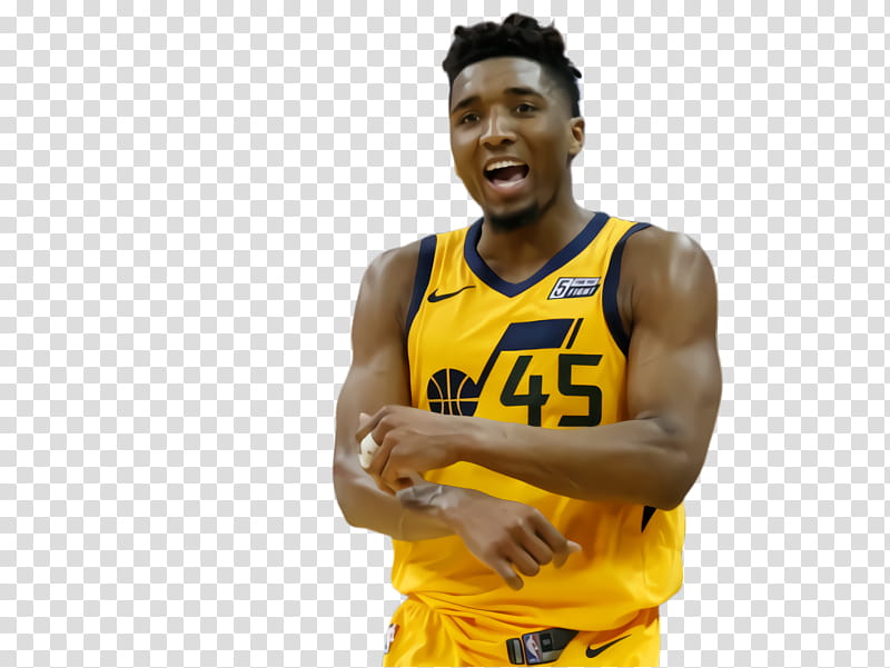 Donovan Mitchell basketball player, Utah Jazz, Oklahoma City Thunder, 2018 Nba Playoffs, Western Conference, United States National Basketball Team, Shooting Guard, Tripledouble transparent background PNG clipart