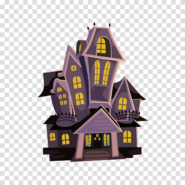 Haunted House, Ghost, Halloween , Film, Horror, Haunted Attraction, Architecture transparent background PNG clipart