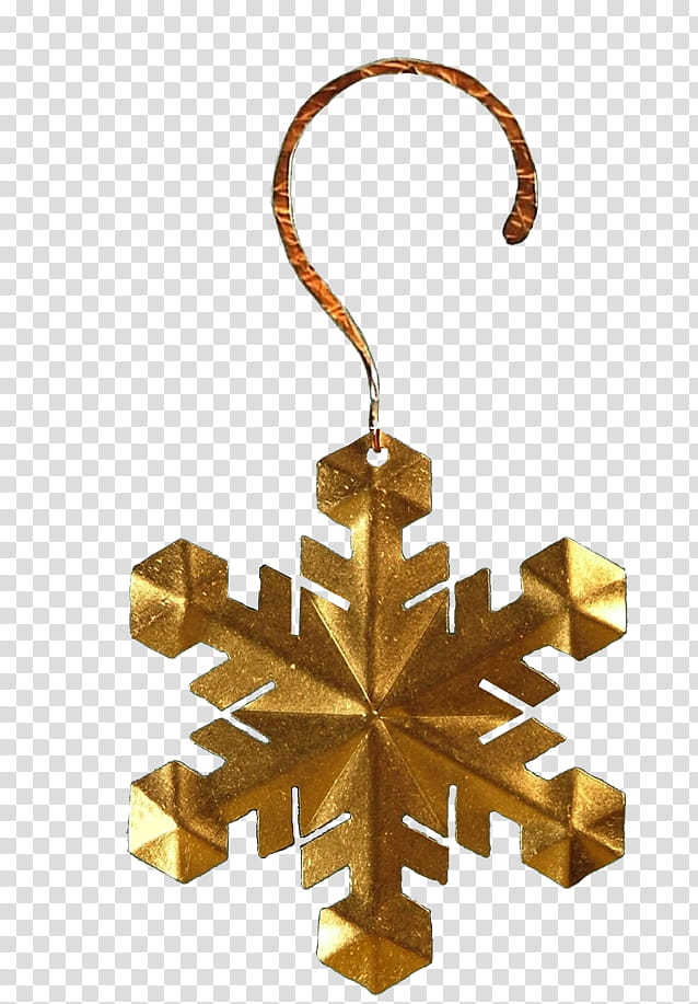 CHRISTMAS MEGA, gold snowflake decor transparent background PNG clipart