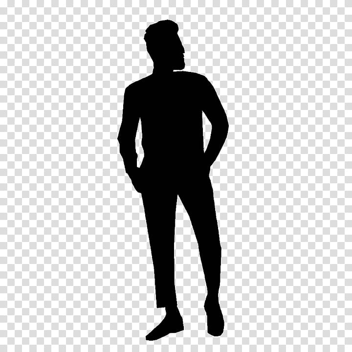 Man, Silhouette, Portrait, Sadness, Standing, Male, Human, Sleeve transparent background PNG clipart