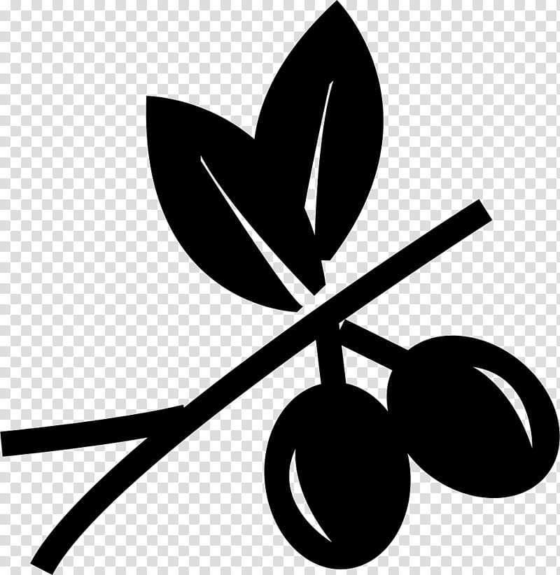 Black And White Flower, Olive, Olive Oil, Olive Leaf, Food, Symbol, Tapas, Olive Branch transparent background PNG clipart