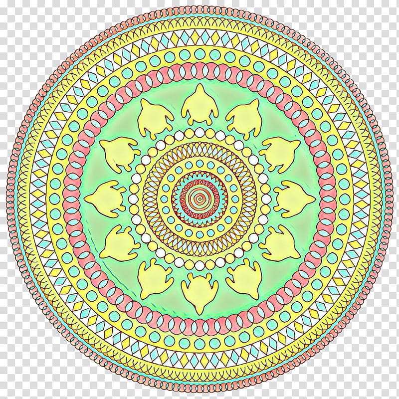 Neon Circle, Yellow, Mandala, Ornament, Neon Lamp, Visual Arts, Disk, Motif transparent background PNG clipart