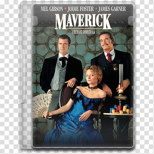 Movie Icon Mega , Maverick, Maverick DVD case transparent background PNG clipart