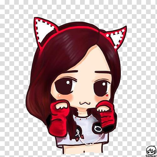 SNSD Cartoon Tiffany Dancing Queen transparent background PNG clipart