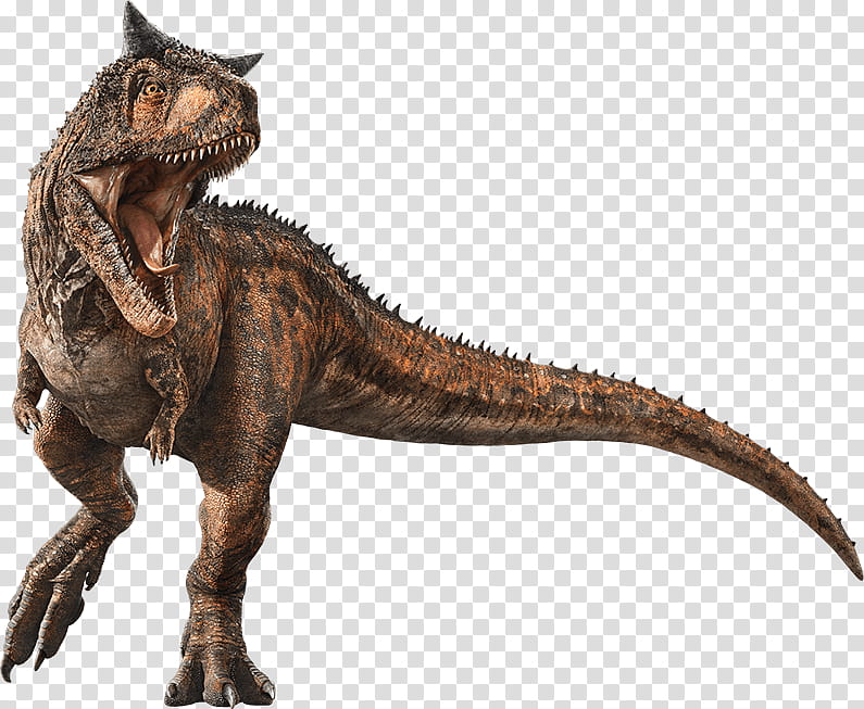 Jurassic World Carnotaurus, brown t-rex transparent background PNG clipart