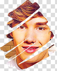 one direction , man's face art transparent background PNG clipart