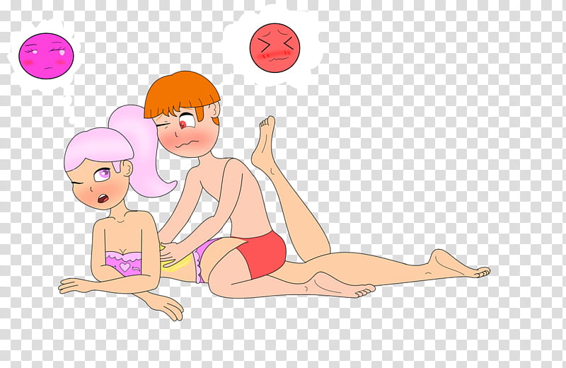 Dylan and Sylvia at the beach transparent background PNG clipart