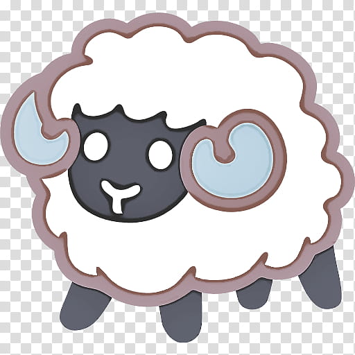 cartoon sheep sheep cloud sticker, Cartoon, Meteorological Phenomenon transparent background PNG clipart