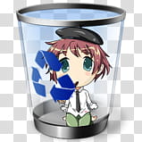 Katawa Shoujo Icon , RinBin[Empty] transparent background PNG clipart