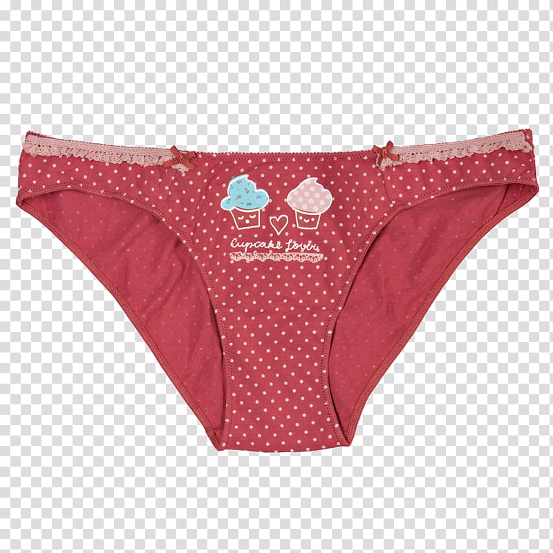Women's red underwear transparent background PNG clipart