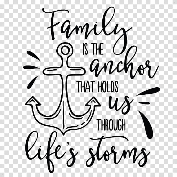 Happy Family, Surname, Anchor, Mother, Quotation, Pallet, Paint, Storm transparent background PNG clipart