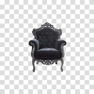 , grayscale graphy of armchair transparent background PNG clipart