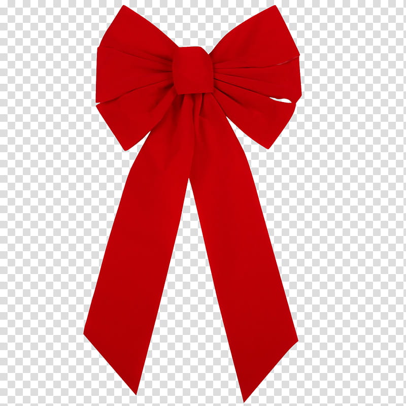 Christmas s, red bow tie illustration transparent background PNG clipart