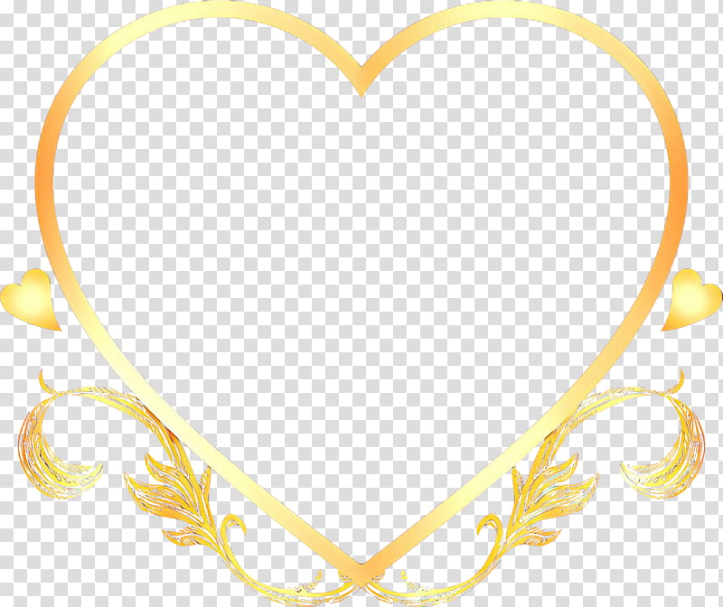 Gold Frame Frame, Frames, Heart, BORDERS AND FRAMES, Heart Frame, Necklace, Wedding Frame, Love transparent background PNG clipart