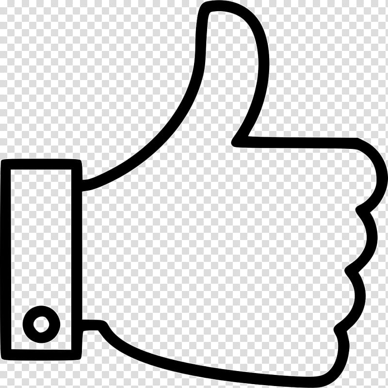 Like Button, Ok Gesture, Thumb Signal, Line Art, Coloring Book transparent background PNG clipart