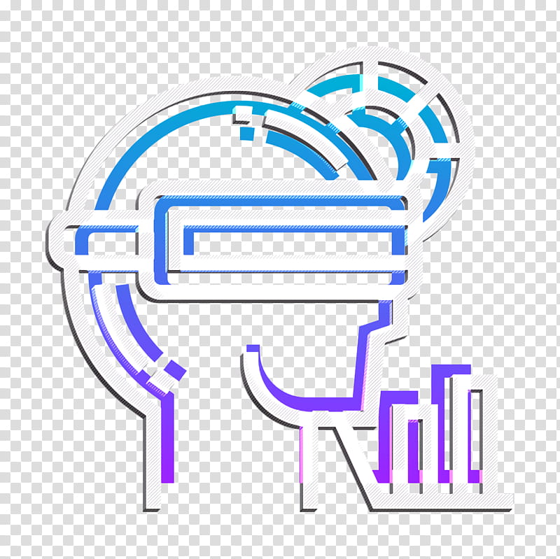 Display icon Artificial Intelligence icon Virtual reality icon, Text, Line, Line Art, Logo transparent background PNG clipart