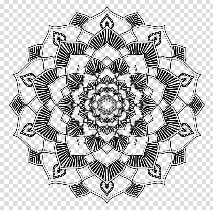 Geometric Shape, Mandala, Line, Sacred Geometry, Drawing, Coloring Book, Circle, Symbol transparent background PNG clipart