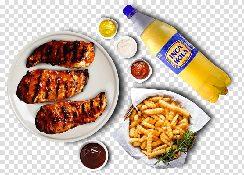 Junk Food, French Fries, Pollo A La Brasa, Chicken, Barbecue, Rijosh Brasas, Lomo Saltado, Roast Chicken transparent background PNG clipart