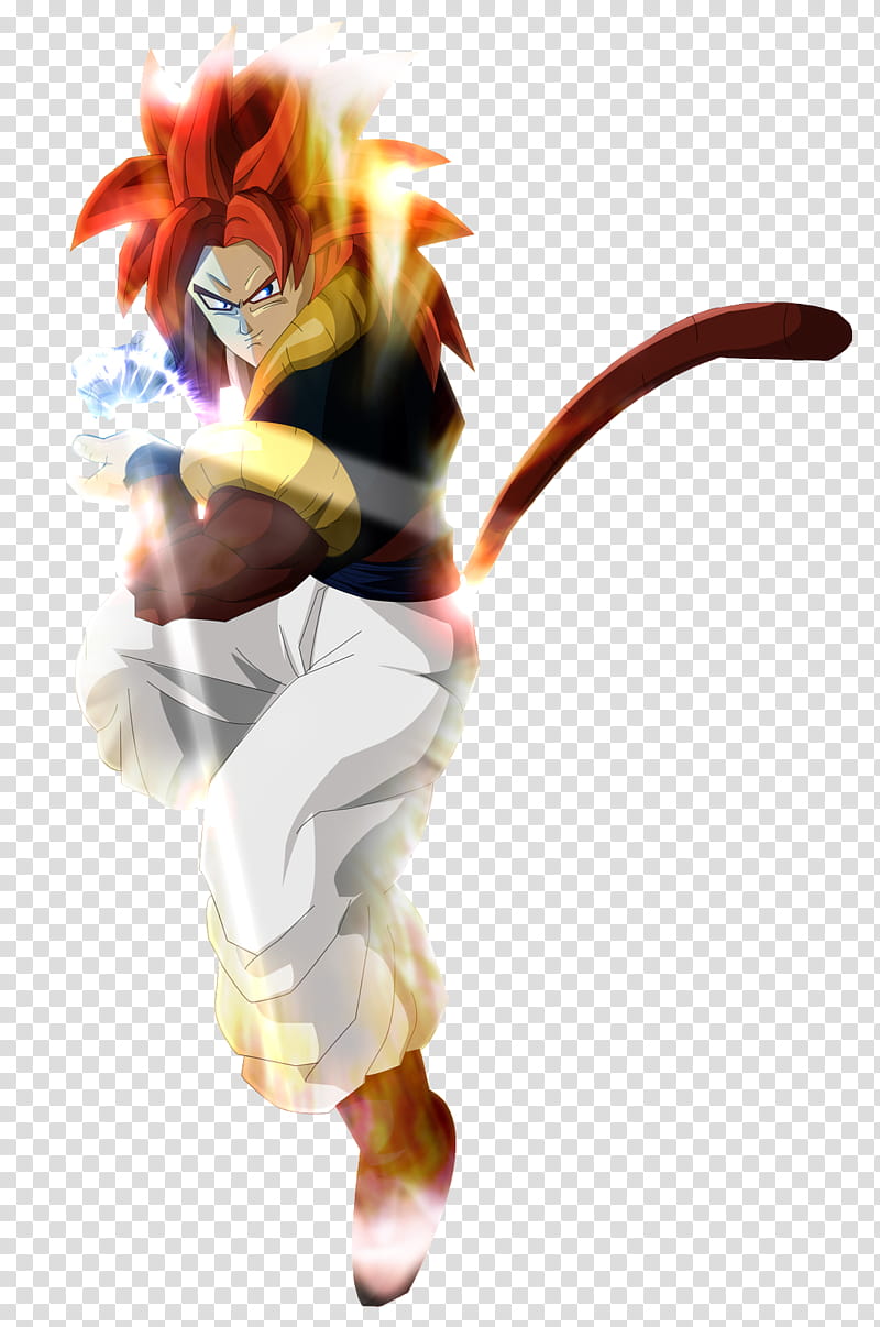 Gogeta SSj Keyed, Dragon Ball GT character illustration transparent background PNG clipart