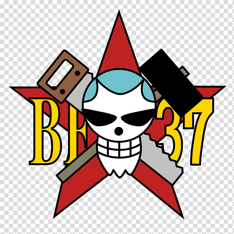Frank Flag Symbol Timeskip, One Piece Franky Jolly Roger logo transparent background PNG clipart