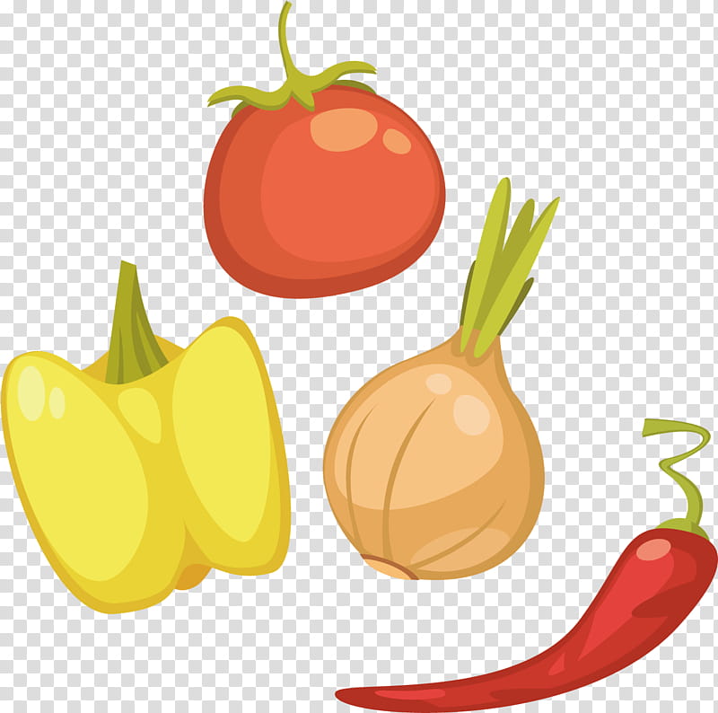 Tomato, Vegetable, Chili Pepper, Food, Bell Pepper, Cartoon, Peppers, Paprika transparent background PNG clipart