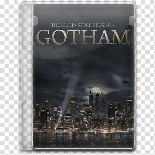 TV Show Icon Mega , Gotham, The Origins Stories Begin In Gotham folder icon transparent background PNG clipart