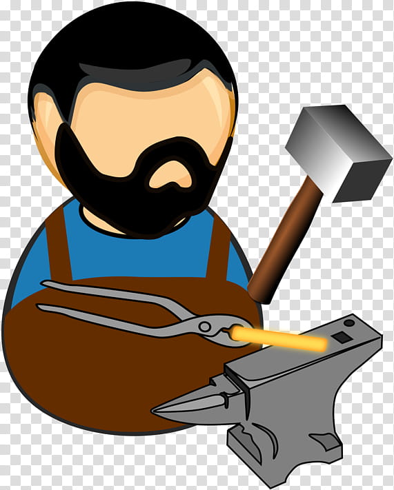 Blacksmith, Blacksmiths Shop, Anvil, Forging, Forge, Tool, Cartoon transparent background PNG clipart