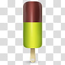 Icecream icon set, red and green ice pop illustration transparent background PNG clipart