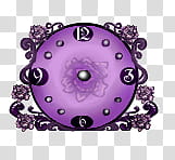 Clock Violette transparent background PNG clipart