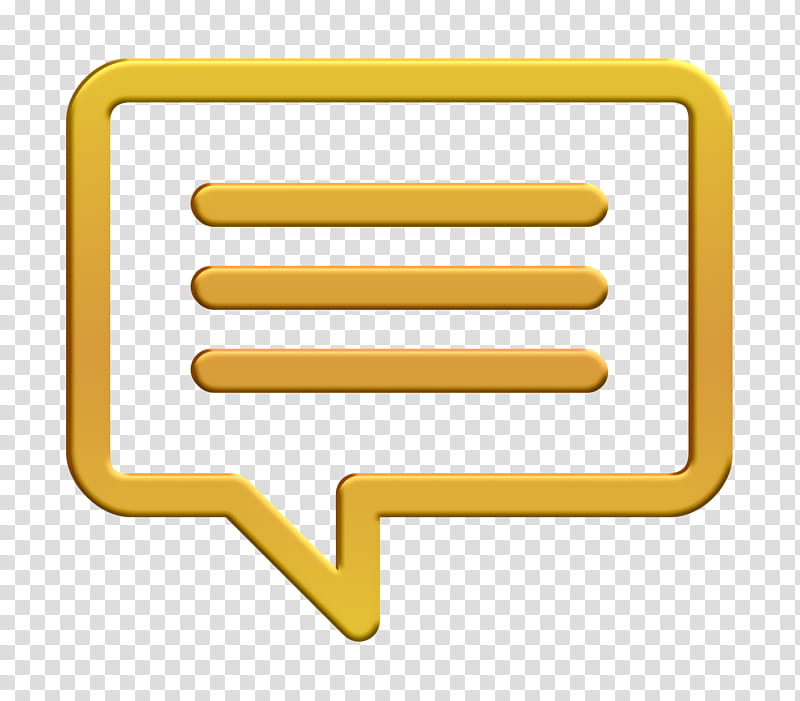 app icon basic icon chat icon, Interface Icon, Ui Icon, Ux Icon, Yellow, Line, Rectangle, Symbol transparent background PNG clipart
