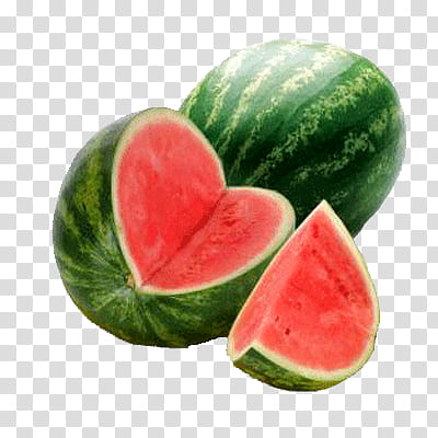 Fruits, two watermelons transparent background PNG clipart