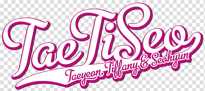 TaeTiSeo in Love and Girls Typography transparent background PNG clipart